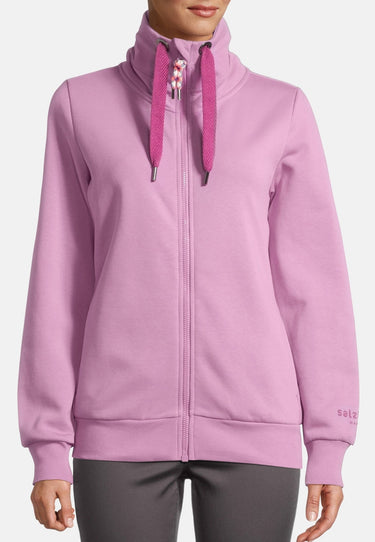 salzhaut - RACKELN - UNI Damen Leicht tailliert - Damen - Stehkragen - Sweatjacke - 8 - #farbe_pale