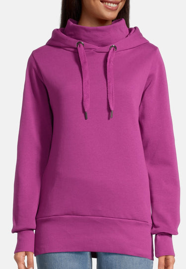 salzhaut - RAFSCH Damen Leicht tailliert - Hoodie - Kapuzenpullover - Langarmshirt - 8 - #farbe_plum