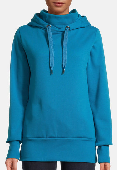 salzhaut - RAFSCH Damen Leicht tailliert - Hoodie - Kapuzenpullover - Langarmshirt - 3 - #farbe_fjord