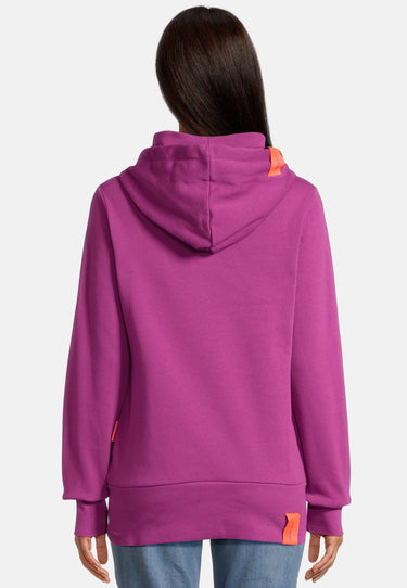salzhaut - RAFSCH Damen Leicht tailliert - Hoodie - Kapuzenpullover - Langarmshirt - 9 - #farbe_plum