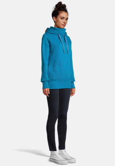 salzhaut - RAFSCH Damen Leicht tailliert - Hoodie - Kapuzenpullover - Langarmshirt - 5 - #farbe_fjord
