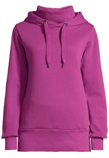 salzhaut - RAFSCH Damen Leicht tailliert - Hoodie - Kapuzenpullover - Langarmshirt - 7 - #farbe_plum
