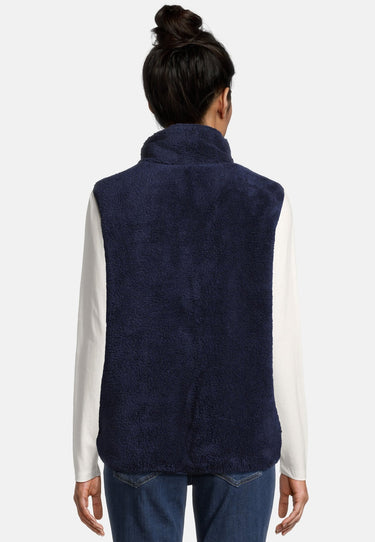 salzhaut - RAMENTEN Damen normale Passform - Hamburg - Teddy - Weste - 4 - #farbe_navy