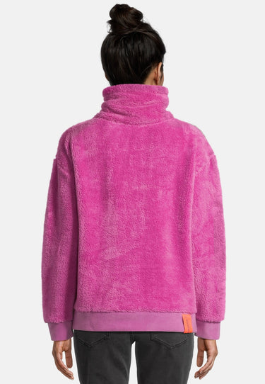 salzhaut - RAMMDÖSIG Damen Oversized - Hamburg - Teddy - Troyer - 4 - #farbe_pale