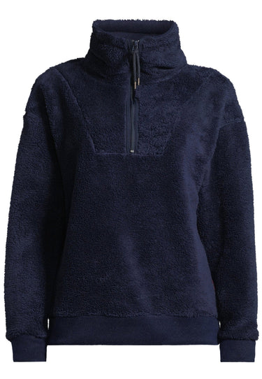 salzhaut - RAMMDÖSIG Damen Oversized - Hamburg - Teddy - Troyer - 7 - #farbe_navy