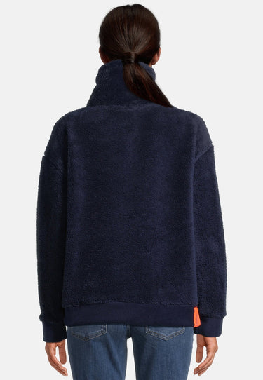 salzhaut - RAMMDÖSIG Damen Oversized - Hamburg - Teddy - Troyer - 9 - #farbe_navy