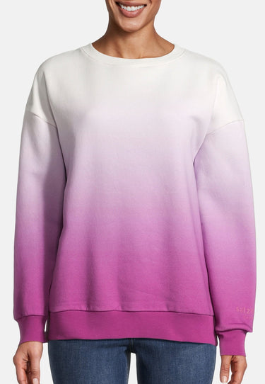 salzhaut - RANDAKEL Damen Oversized - Dip-Dye - Hamburg - Sweatshirt - 3 - #farbe_plum