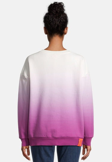 salzhaut - RANDAKEL Damen Oversized - Dip-Dye - Hamburg - Sweatshirt - 4 - #farbe_plum