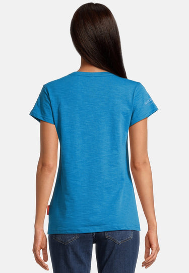 salzhaut - REBBEDI Damen Leicht tailliert - Frontprint - Hamburg - love - 4 - #farbe_fjord