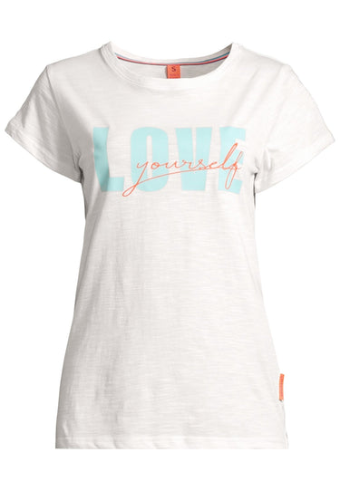 salzhaut - REBBEDI Damen Leicht tailliert - Frontprint - Hamburg - love - 7 - #farbe_offwhite