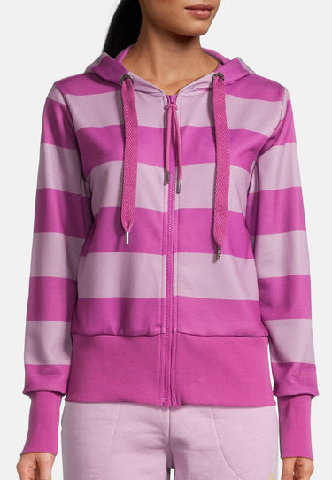 salzhaut - RECKSCHETER Damen Leicht tailliert - Hamburg - Hoodiejacke - Sweatjacke - 3 - #farbe_plum-flieder