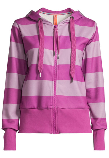 salzhaut - RECKSCHETER Damen Leicht tailliert - Hamburg - Hoodiejacke - Sweatjacke - 2 - #farbe_plum-flieder