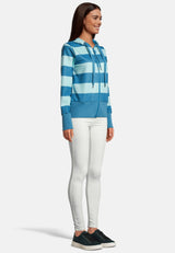 Salzhaut - RECKSCHETER Damen Leicht tailliert - Hamburg - Hoodiejacke - Reduziert - 10 - #farbe_fjord-aqua