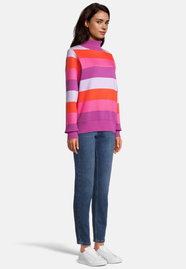 salzhaut - REDD Damen Oversized - Hamburg - Stehkragen - Turtleneck - 5 - #farbe_plum-fiesta-flieder-pink