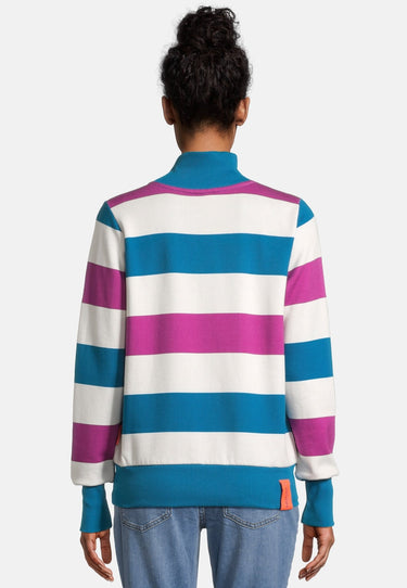 salzhaut - REDD Damen Oversized - Hamburg - Stehkragen - Turtleneck - 9 - #farbe_offwhite-plum-fjord