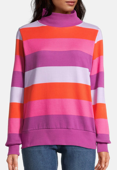 salzhaut - REDD Damen Oversized - Hamburg - Stehkragen - Turtleneck - 3 - #farbe_plum-fiesta-flieder-pink