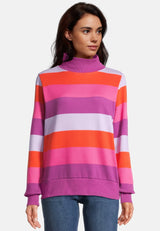 Salzhaut - REDD Damen Oversized - Hamburg - Reduziert - Stehkragen - 1 - #farbe_plum-fiesta-flieder-pink