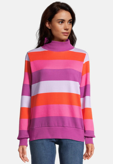 salzhaut - REDD Damen Oversized - Hamburg - Stehkragen - Turtleneck - 1 - #farbe_plum-fiesta-flieder-pink