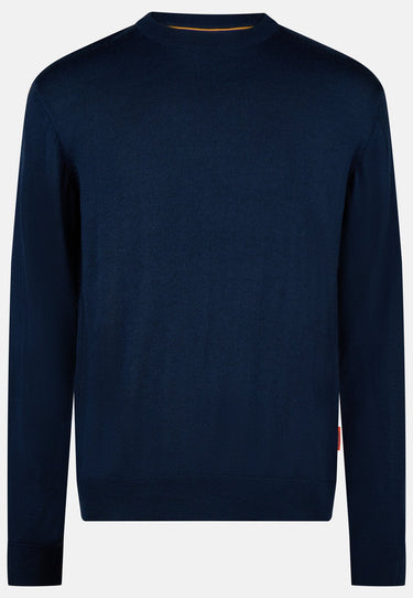 salzhaut - REEP Unisex Merinowollpullover - adenauer & co - Anker - Basic - 2 - #farbe_Navy