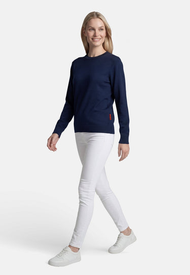 salzhaut - REEP Unisex Merinowollpullover - adenauer & co - Anker - Basic - 5 - #farbe_Navy