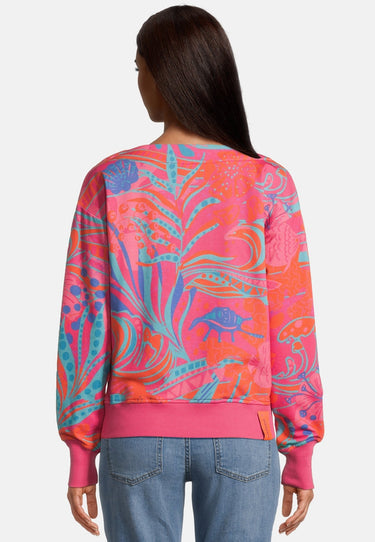 salzhaut - REEPSCHLAUEN Damen normale Passform - Hamburg - Rundhals - Sweatshirt - 4 - #farbe_pink