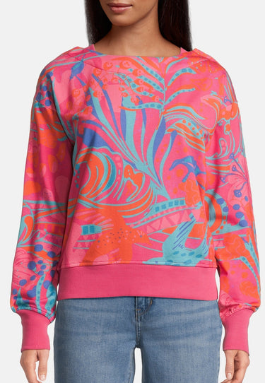 salzhaut - REEPSCHLAUEN Damen normale Passform - Hamburg - Rundhals - Sweatshirt - 3 - #farbe_pink