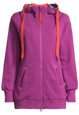 salzhaut - REFFEN Damen Sweatjacke Leicht tailliert - adenauer & co - Anker - Basic - 2 - #farbe_Plum