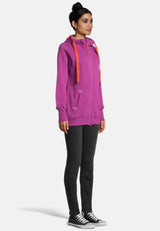 salzhaut - REFFEN Damen Sweatjacke Leicht tailliert - adenauer & co - Anker - Basic - 6 - #farbe_Plum