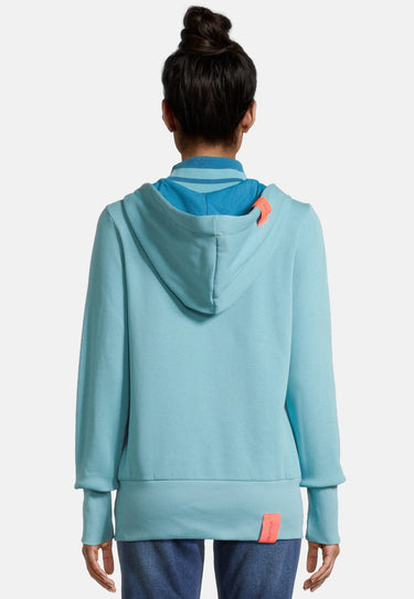 salzhaut - RÖÄEN Damen Leicht tailliert - Hamburg - Hoodie - Stehkragen - 4 - #farbe_reef