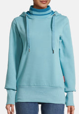 Salzhaut - RÖÄEN Damen Leicht tailliert - Hamburg - Hoodie - Reduziert - 3 - #farbe_reef