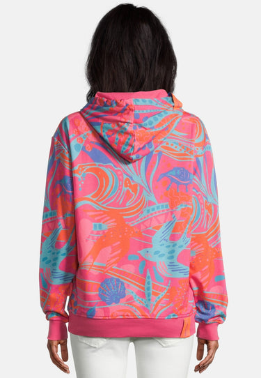 salzhaut - RÖDELMORS Damen Oversized - Hoodie - Kapuzenpullover - Langarmshirt - 4 - #farbe_pink