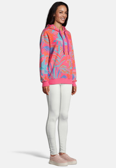 salzhaut - RÖDELMORS Damen Oversized - Hoodie - Kapuzenpullover - Langarmshirt - 5 - #farbe_pink