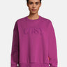 salzhaut - SAACHT Damen Oversized - Frontprint - Hamburg - Sweatshirt - 1 - #farbe_plum