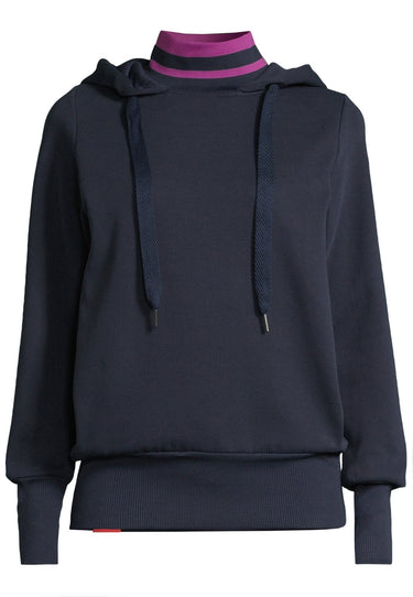 salzhaut - SÄLWE Damen normale Passform - Hoodie - Kapuzenpullover - Langarmshirt - 7 - #farbe_navy