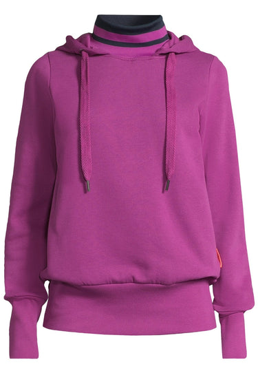 salzhaut - SÄLWE Damen normale Passform - Hoodie - Kapuzenpullover - Langarmshirt - 2 - #farbe_plum