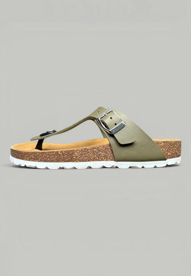 salzhaut - SANDAAL Damen normale Passform - adenauer & co - Anker - Basic - 3 - #farbe_Olive
