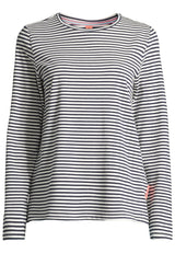 Salzhaut - SANGELN Damen Relaxed-Fit - Hamburg - Langarmshirt - Reduziert - 2 - #farbe_navy-offwhite