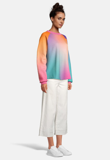 salzhaut - SCHACHEN Damen normale Passform - Hamburg - Rundhals - Sweatshirt - 5 - #farbe_multicolor-verlauf