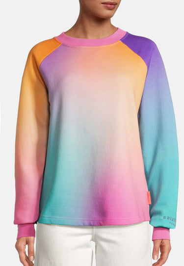 salzhaut - SCHACHEN Damen normale Passform - Hamburg - Rundhals - Sweatshirt - 3 - #farbe_multicolor-verlauf