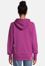 Salzhaut - SCHANDARM Damen Leicht tailliert - Hamburg - Hoodiejacke - Reduziert - 4 - #farbe_plum