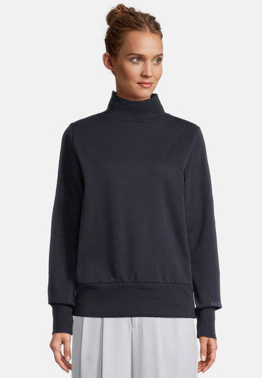 salzhaut - SCHANTERN Damen normale Passform - Hamburg - Stehkragen - Sweatshirt - 11 - #farbe_navy