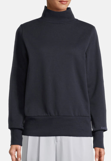 salzhaut - SCHANTERN Damen normale Passform - Hamburg - Stehkragen - Sweatshirt - 13 - #farbe_navy