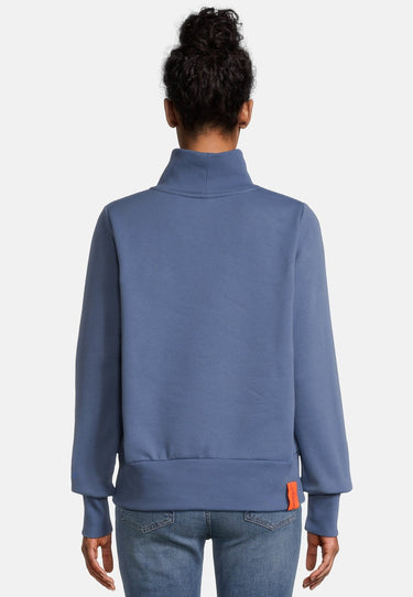 salzhaut - SCHANTERN Damen normale Passform - Hamburg - Stehkragen - Sweatshirt - 9 - #farbe_horizon
