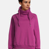 salzhaut - SCHARNTÜDER Damen normale Passform - Hamburg - Stehkragen - Sweatshirt - 1 - #farbe_plum
