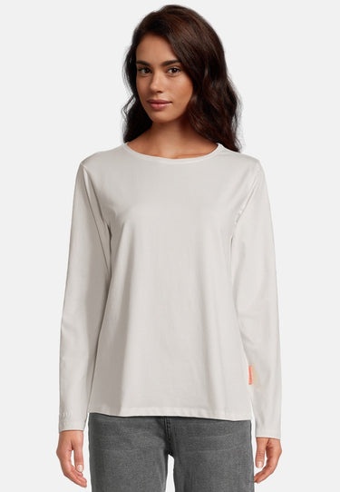 salzhaut - SCHATEKE Damen normale Passform - Frontprint - Hamburg - Langarmshirt - 1 - #farbe_offwhite