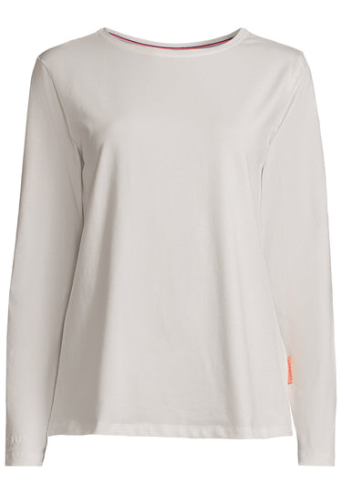 salzhaut - SCHATEKE Damen normale Passform - Frontprint - Hamburg - Langarmshirt - 2 - #farbe_offwhite