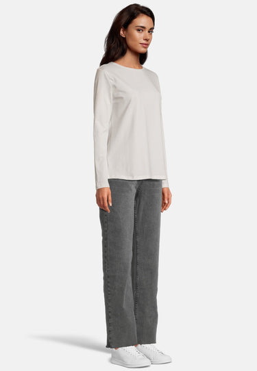 salzhaut - SCHATEKE Damen normale Passform - Frontprint - Hamburg - Langarmshirt - 5 - #farbe_offwhite