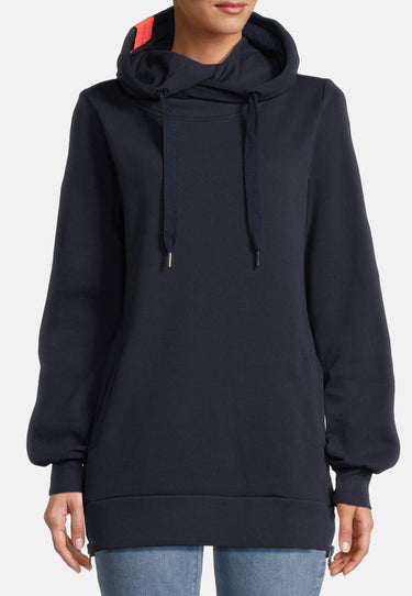 salzhaut - SCHELLEN Damen Leicht tailliert - Hoodie - Kapuzenpullover - Langarmshirt - 8 - #farbe_navy