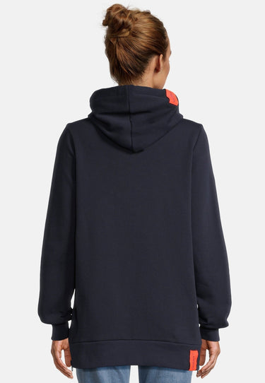 salzhaut - SCHELLEN Damen Leicht tailliert - Hoodie - Kapuzenpullover - Langarmshirt - 9 - #farbe_navy