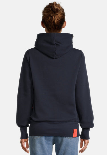 salzhaut - SCHIENFATT Damen Leicht tailliert - Hamburg - Hoodie - Kapuzenpulli - 4 - #farbe_navy
